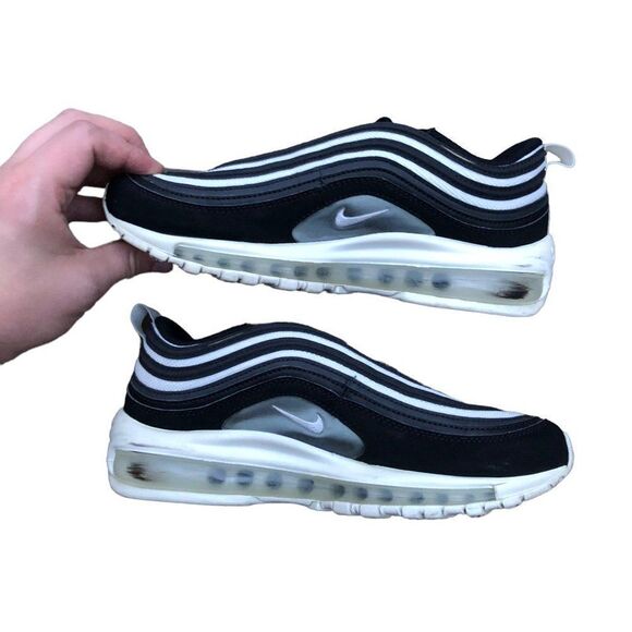 RARE 2019 Nike Air Max 97 Black Platinum Size 8 - Picture 11 of 15